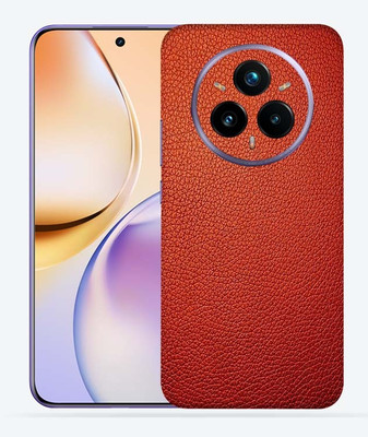 OggyBaba OggyBaba Realme 14 pro plus Mobile Skin(Red-Leather)