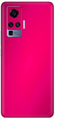 Vcare GadGets Vivo X50 Pro Mobile Skin(Metallic Pink Shining)