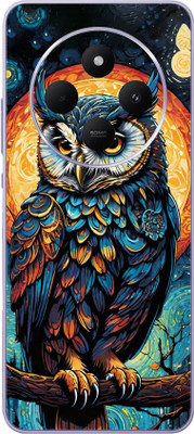 yug emporium Mi Redmi 4A 5G 3D Colorfull Might Owl Premium Theme Full Back & Side Coverage Mobile Skin(Multicolor)