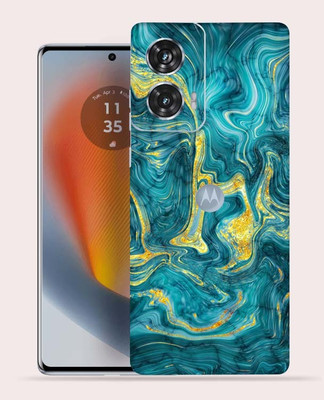 OggyBaba Motorola Edge 50 Fusion 5g Mobile Skin(Golden Lava)