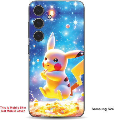 VYBE The Smart Choice Samsung S24 Pikachu Embossed Mobile Skin(Denim Blue 14)