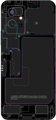 AMTHA AMTHA Vivo T1 5G Premium Vinyl Mobile Skin(Multicolor)