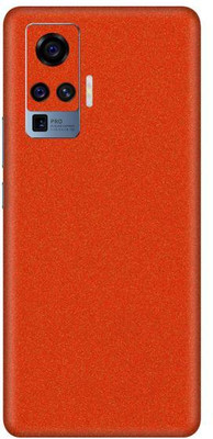 Vcare GadGets Vivo X50 Pro Mobile Skin(Glitter Orange)