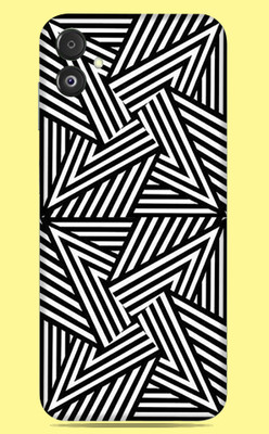 SkinoMania Samsung Galaxy F14 5G Mobile Skin(Multicolor Abstract Line)