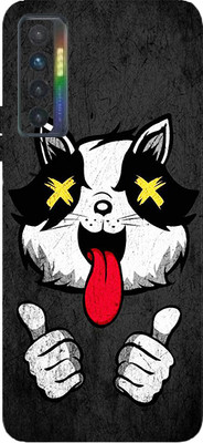 TJ CREATION Tecno Camon 17 Mobile Skin(Ultra Super Crazy Cat Skin With High Matte Finish.)