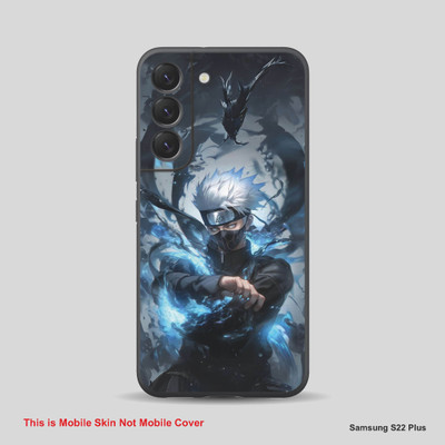 VYBE The Smart Choice Samsung S22 Plus Ultra Naruto Mobile Skin Mobile Skin(White Grey B45)