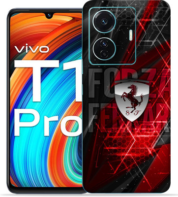 Skinex Vivo T1 pro 5g, T1 pro vivo Mobile Skin(Black Wrap With Full Cut)