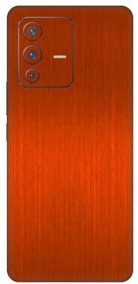 Vcare GadGets Orange Brushed vivo V23 Pro 5G Mobile Skin(Orange Brushed)