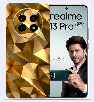 OggyBaba Realme 13 pro 5g Mobile Skin(Golden poly)