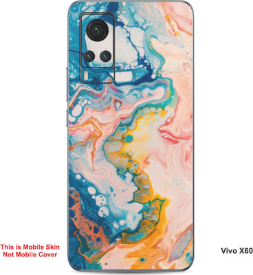 VYBE The Smart Choice Vivo X60 Abstract Embossed Mobile Skin(Dust Storm 10)