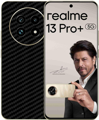 candeal mart Realme 13 Pro Plus 5G Back skin sticker / Vinyl wrap / film Mobile Skin(Black)