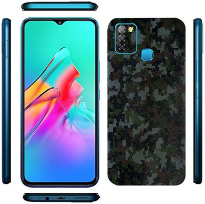 TJ CREATION Infinix Smart 5 Mobile Skin(Superr Dark Nture Blue Skin With HiighQuality Matte Finish...0.)