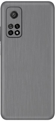 Vcare GadGets Mi 10 T 5G Mobile Skin(Brushed Silver)