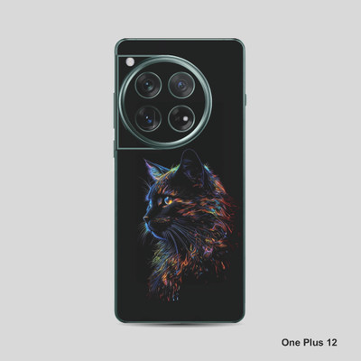 VYBE The Smart Choice One Plus 12 Cat Mobile Skin Mobile Skin(Purply Blue 19)