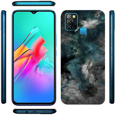 TJ CREATION Infinix Smart 5 Mobile Skin(Superr Blue Cf Skin With HiighQuality Matte Finish...0.)