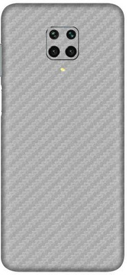 Vcare GadGets Redmi Note 9 Pro Max Mobile Skin(Fiber Carbon Silver)