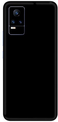 Vcare GadGets Vivo Y21e 5 G Mobile Skin(Glossy Black)
