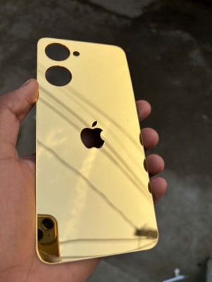 TWUAOP VIVO Y28E 5G MOBILE SKIN ACRYLIC SHEET MIRROR BACK PANNEL Mobile Skin(Gold)