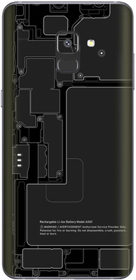 SKINFACTORY SAMSUNG GALAXY A8Plus 2018 Premium Mobile Skin(Multicolor)