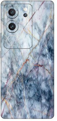 Vcare GadGets Blue Gold Marble Vivo V29 5G Mobile Skin(Multicolor)