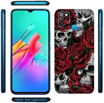 TJ CREATION Infinix Smart 5 Mobile Skin(Superr RedC Skin With HiighQuality Matte Finish...0.)