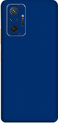 TJ CREATION Redmi Note 10 Pro Max, redmi note 10 pro max Mobile Skin(Ultra Super Dark Blue Matte Skin With High Matte Finish.)