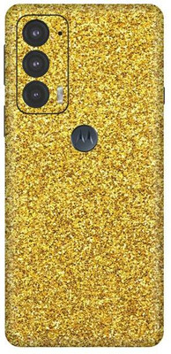 Vcare GadGets Moto Edge 20 5G Mobile Skin(Gold)