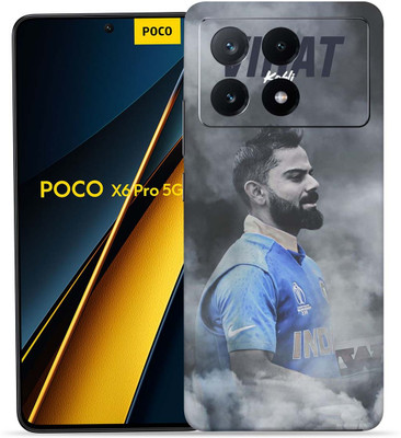 Satisfactory Poco X6 Pro 5G, Kohli Poster Art, OggyBaba Mobile Skin(Multicolor)