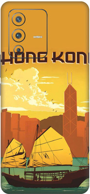 wrap craft VIVO V23 PRO 5G Premium Vinyl Mobile Skin(Multicolor)