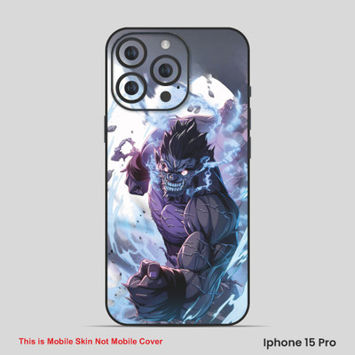 VYBE The Smart Choice iPhone 15 Goku Embossed Mobile Skin(Desert Storm 19)