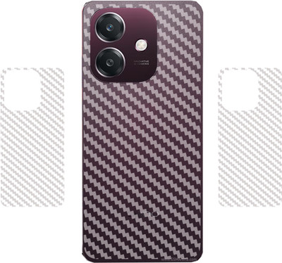 SHIVATRIX OPPO A3X 4G::, 3D CARBON FIBER ULTRA THIN BACK LAMINATION, (PACK OF 2) Mobile Skin(Transparent)