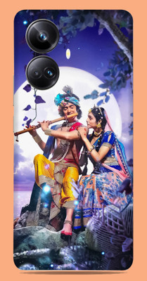 SkinoMania Realme 10 pro + 5g Mobile Skin(Multicolor Blue-Radha-Krishna)