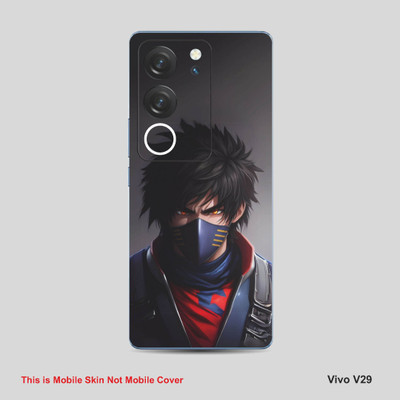 VYBE The Smart Choice Vivo 29 Anime Mobile Skin Mobile Skin(Ship Grey 04)