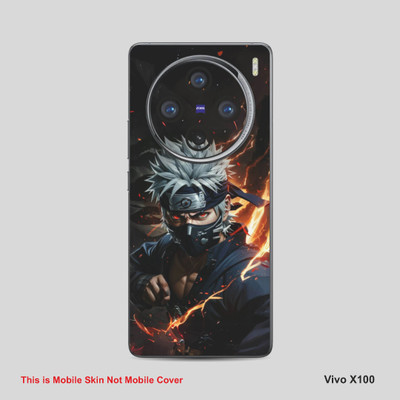 VYBE The Smart Choice Vivo 100X Anime Mobile Skin Mobile Skin(Grey & Black 20)