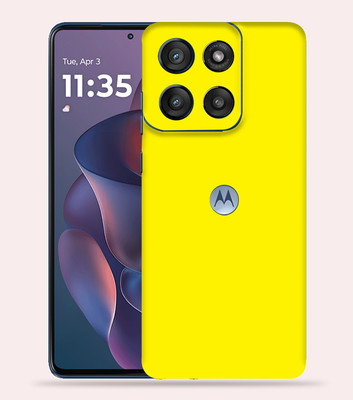 OggyBaba OggyBaba Moto G60 pro 5g Mobile Skin(Yellow Matte)