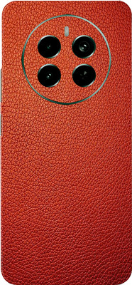 SkinoMania realme Narzo 70 Pro 5G Premium Vinyl Mobile Skin (Multicolor) Mobile Skin(Red Leather)