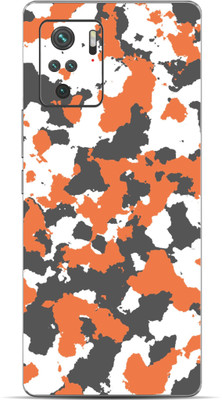 VYBE The Smart Choice Redmi Note 10 Camouflage Mobile Skin Mobile Skin(Brown Sugar 26)