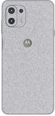 Vcare GadGets Moto Edge 20 Fusion Mobile Skin(Silver)