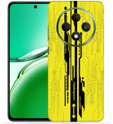 OggyBaba OggyBaba Oppo F27 Mobile Skin(Yellow CyberPunk)