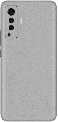 Vcare GadGets Vivo X50 Mobile Skin(Glitter Silver)