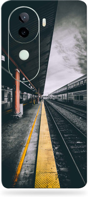 SkinoMania vivo v40e 5g Premium Vinyl Mobile Skin (Multicolor) Mobile Skin(Station-Vibes)