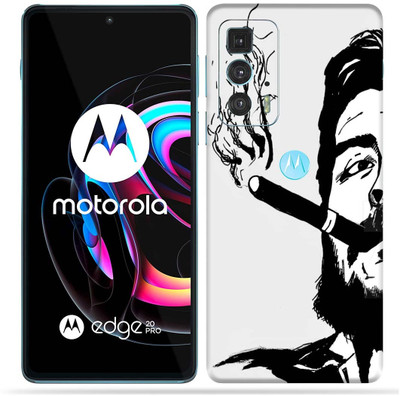 OggyBaba OggyBaba Moto Edge 20 pro Mobile Skin(Smoker Art)