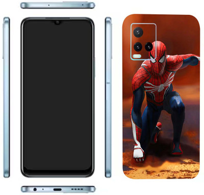 Pochanki Vivo Y33t Mobile Skin(Amazing Spider Skin With Glossy Matte Finish.)