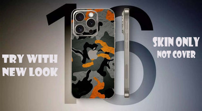 TJ CREATION Apple iPhone 16 Pro Mobile Skin(Orange)