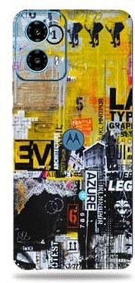 WeCre8 Skin's WeCre8 Skin's Moto_G34_5G Mobile Skin(Abstract Azure)