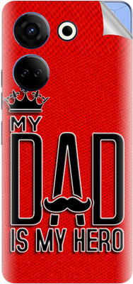 tiddler Tecno Camon 20 Pro Mobile Skin(Red)