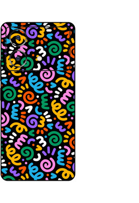 wrap craft POCO X6 5G Premium Vinyl BACK Mobile Skin(Multicolor)