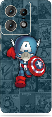 WeCre8 Skin's motorola edge 50 pro Premium Vinyl Mobile Skin (Multicolor) Mobile Skin(Captain-Art)