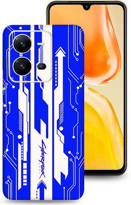 SkinoMania Vivo V25-5G Mobile Skin(Blue Cyber)