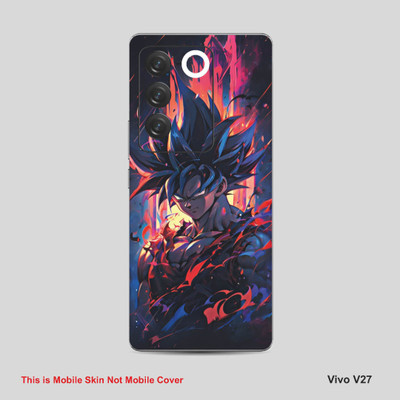 VYBE The Smart Choice Vivo V27 Goku Mobile Skin Mobile Skin(Deep Rose A36)